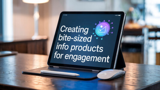 Microlearning Magic: Creating Bite-Sized Info Products for Engagement